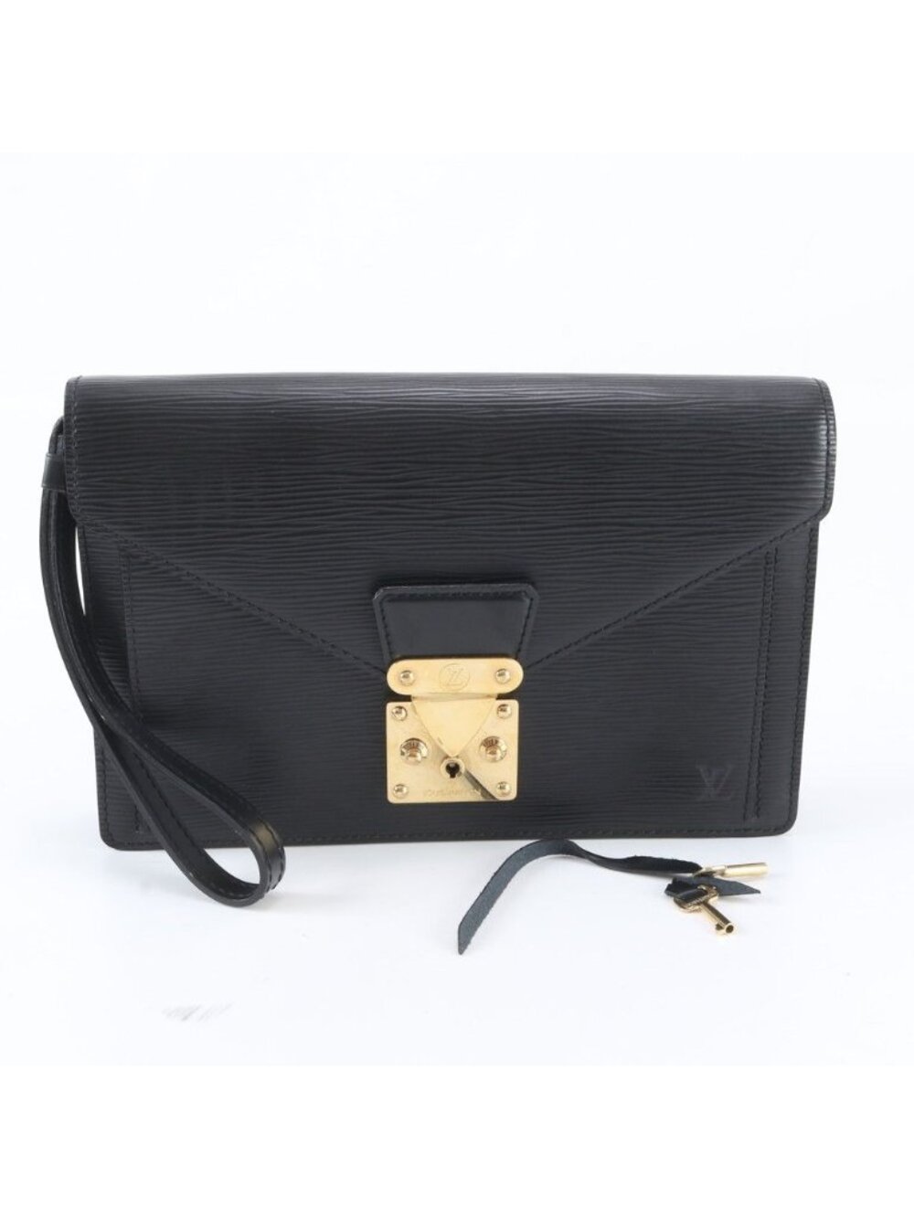 Louis Vuitton Epi Series Dragonne Pochette Leather Clutch